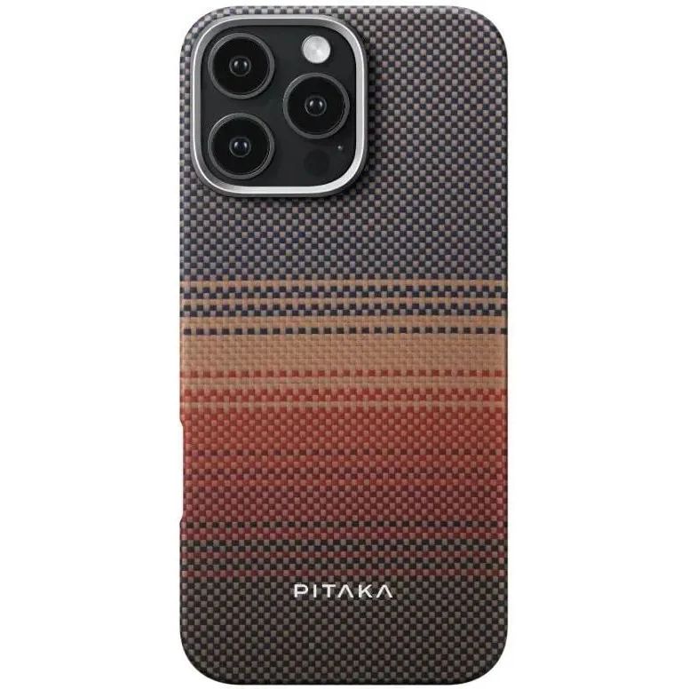 Чохол-накладка Pitaka Tactile Woven Case Sunset для iPhone 16 Pro - фото 1