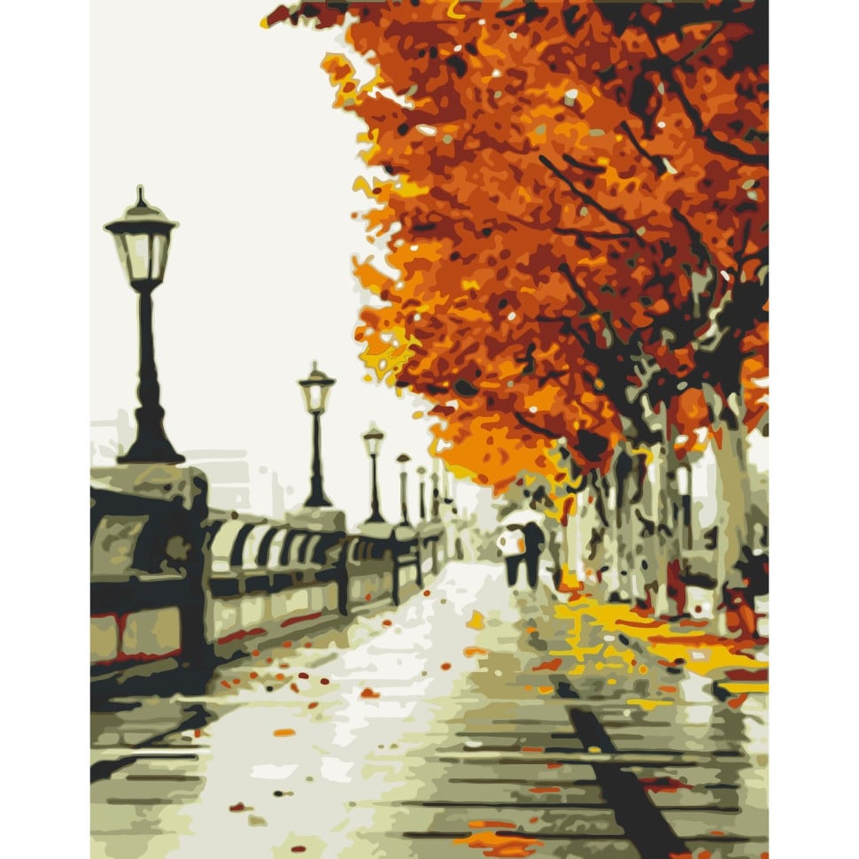 Картина по номерам ArtCraft Осенняя набережная 40x50 см (11005-AC) - фото 1