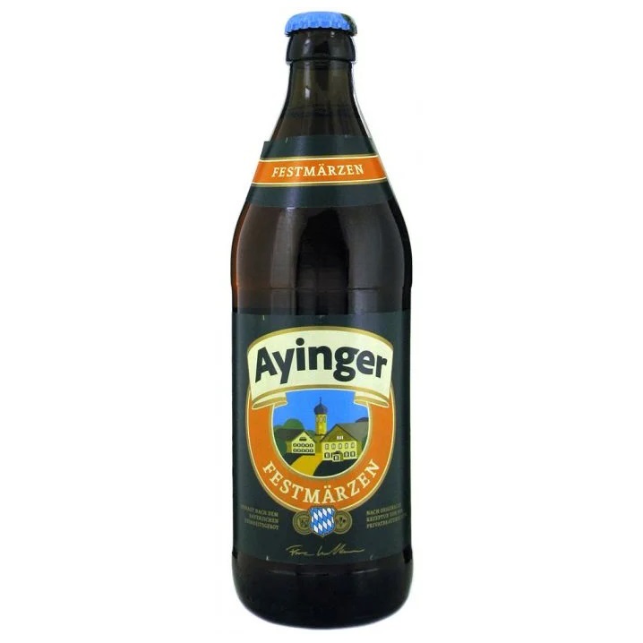 Пиво Ayinger Festmarzen, светлое, 5,8%, 0,5 л - фото 1