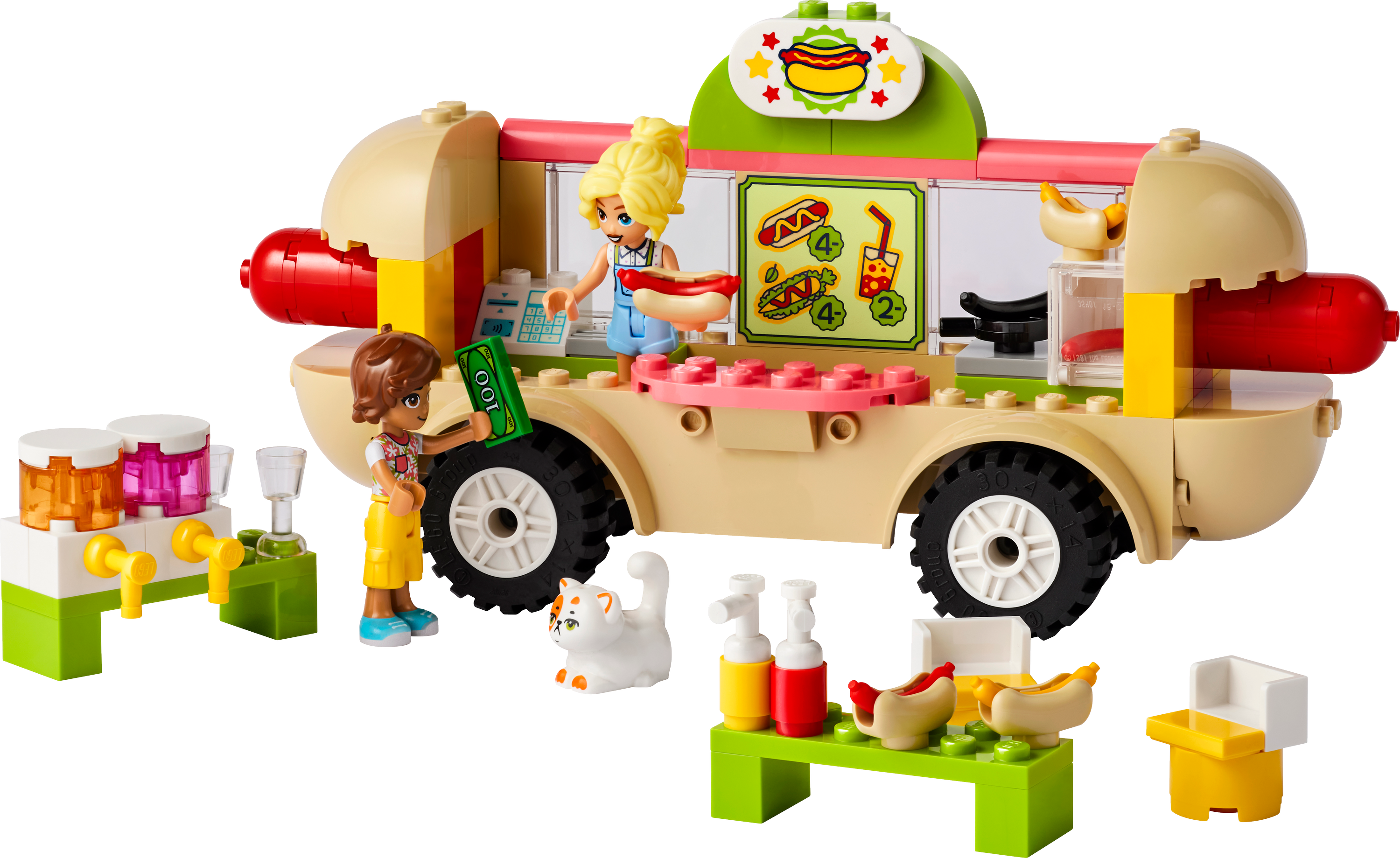 Конструктор LEGO Friends Вантажівка із хот-доґами 100 деталі (42633) - фото 2