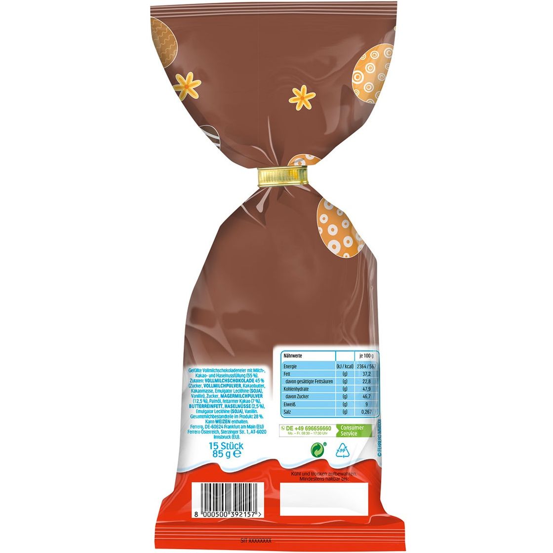 Яйця шоколадні Kinder Mini Eggs Cacao 85 г - фото 3