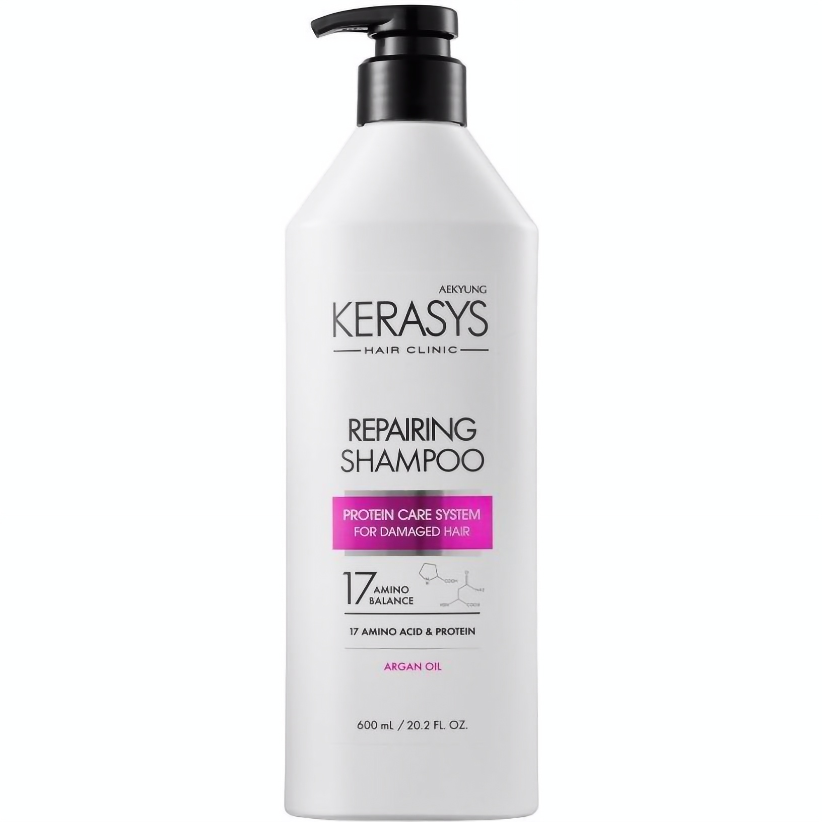 Шампунь Kerasys Hair Clinic Repairing Shampoo, що відновлює, 600 мл - фото 1