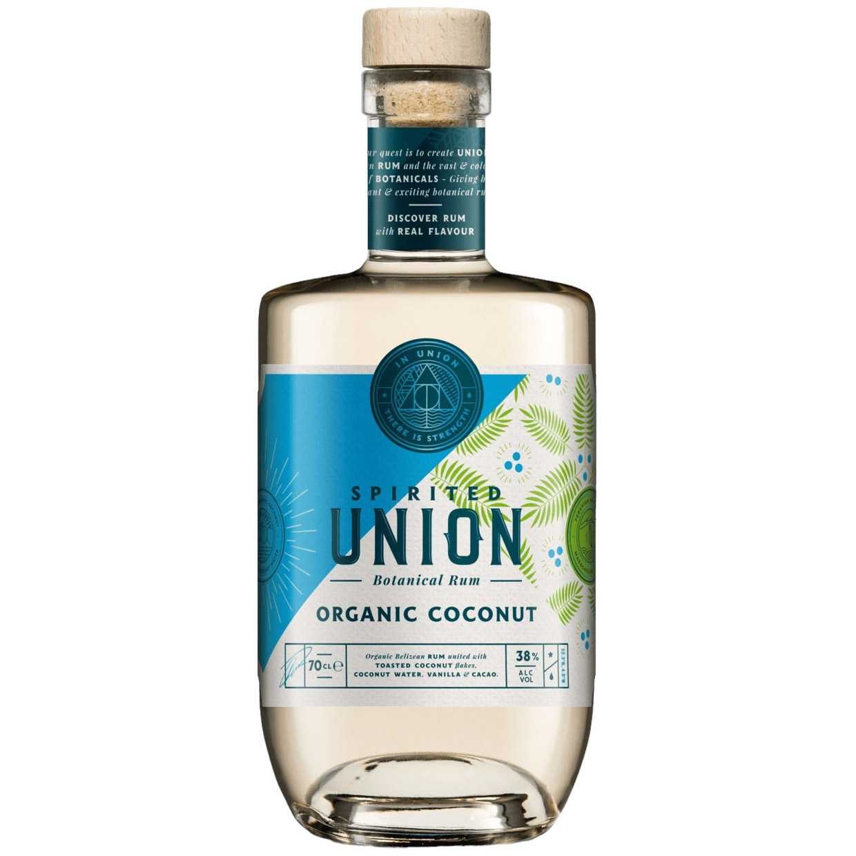 Ром Spirited Union Organic Coconut Botanical Rum 38% 0.7 л - фото 1