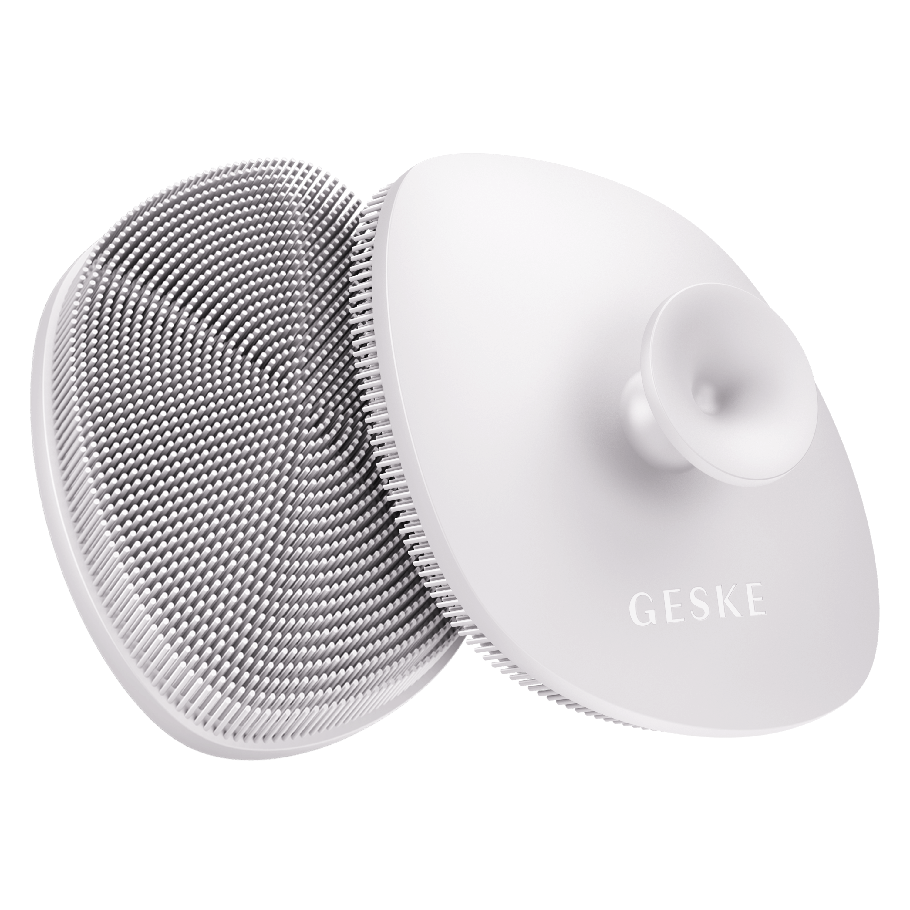 Щетка для лица GESKE Facial Brush 4 в 1 с держателем пудровая - фото 3