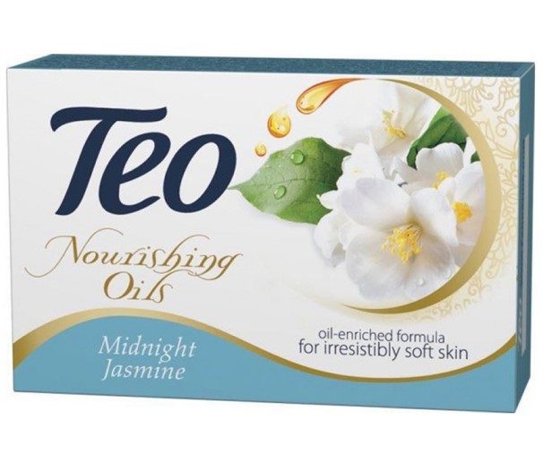 Mило тверде Тео Nourishing Oils Midnight Jasmine, блакитний, 100 г (28278) - фото 1