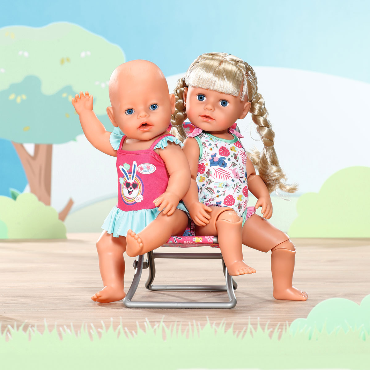 Одежда для куклы Baby Born Яркий купальник 43 см (833636-2) - фото 4