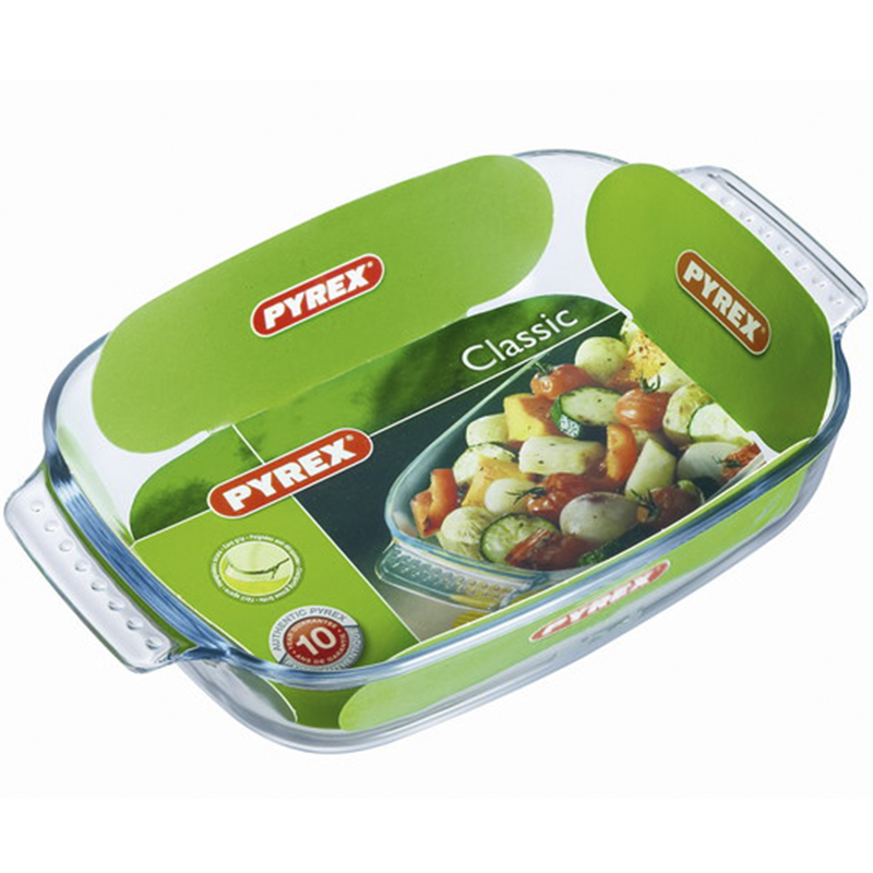 Форма для запікання Pyrex Classic скляна 30х19х6 см 1.9 л (230B000/8046) - фото 2