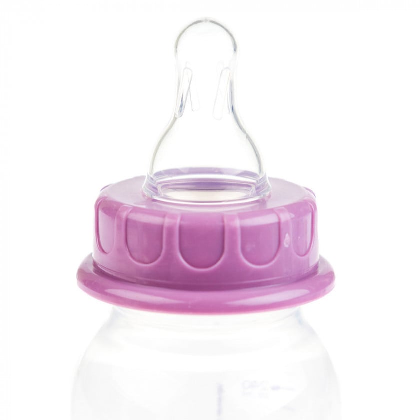Пляшечка Baby-Nova Декор, 240 мл, рожевий (3960066) - фото 2