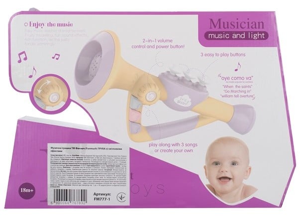Музыкальная игрушка Funmuch Труба (FM777-1) - фото 3