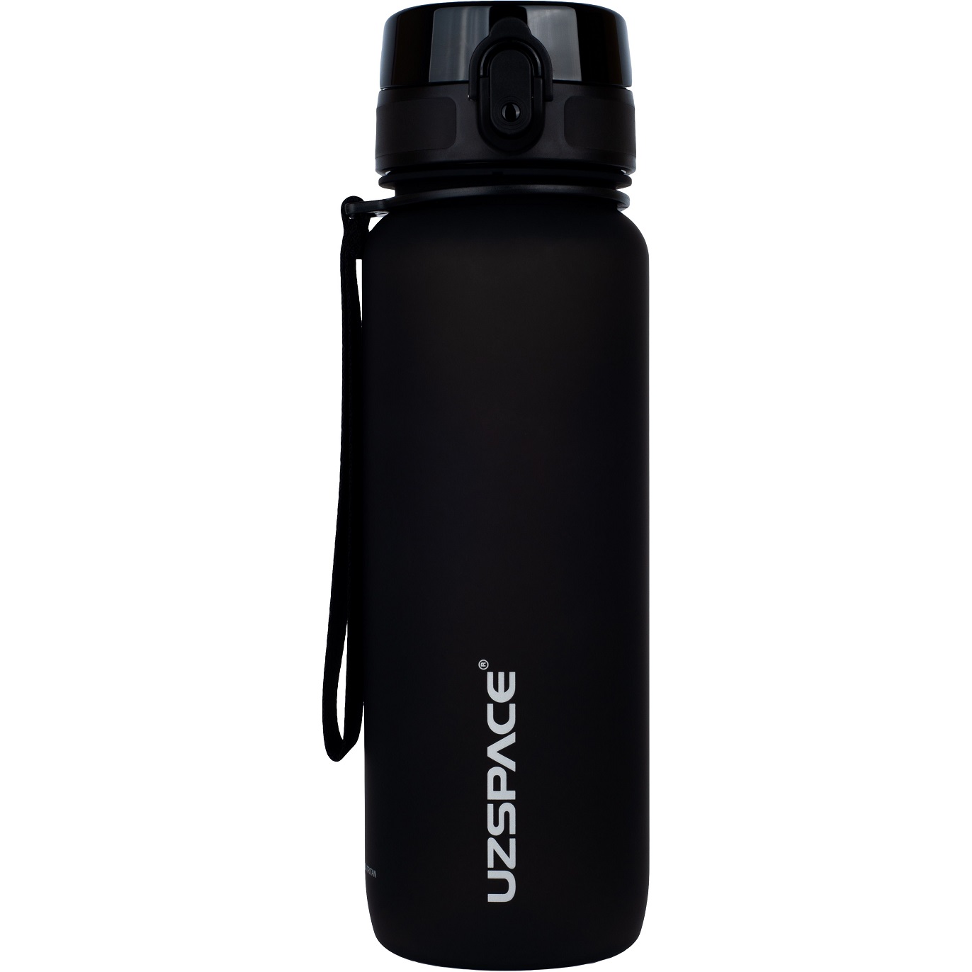 Пляшка для води UZspace Colorful Frosted, 800 мл, чорний (3053) - фото 1