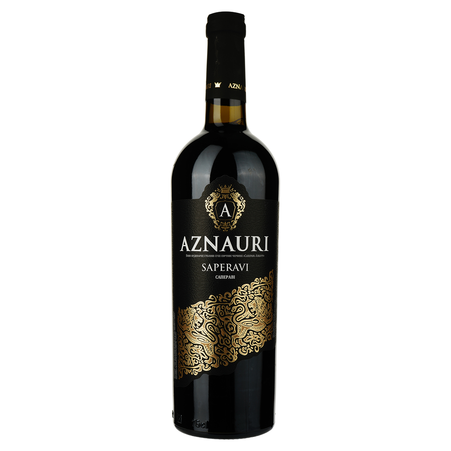 Вино Aznauri Saperavi, красное, сухое, 9,5-14%, 0,75 л (724229) - фото 1