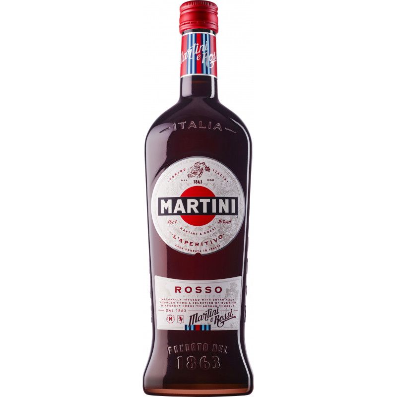 Вермут Martini Rosso, червоний, солодкий, 15%, 0,5 л (38041) - фото 1