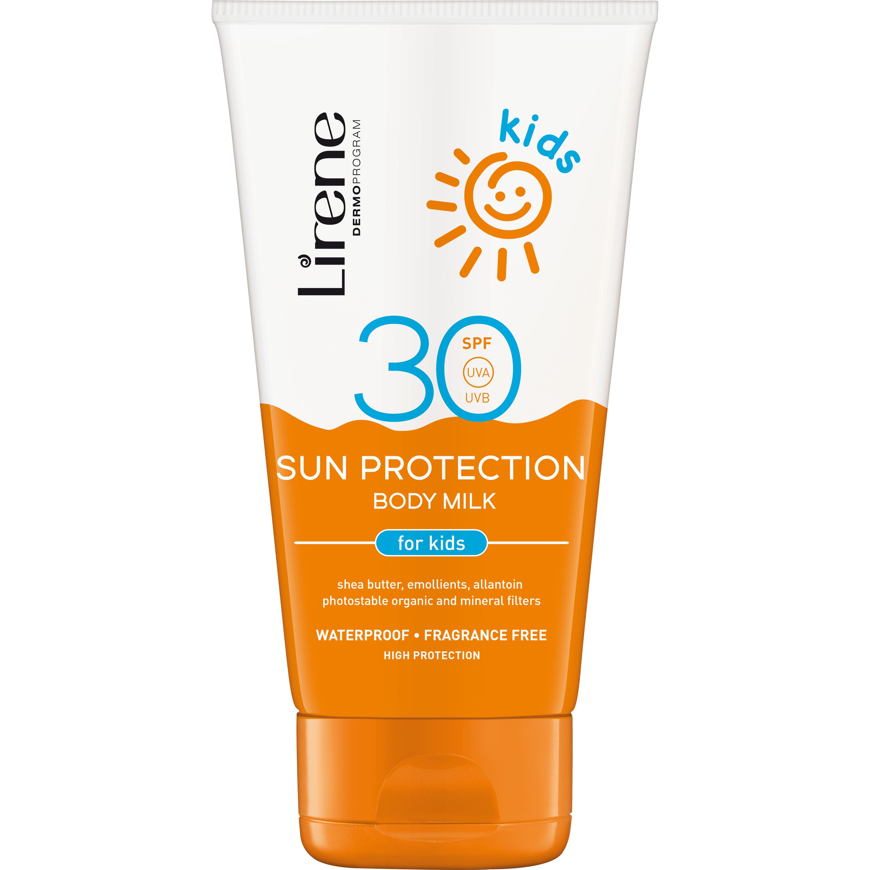 Солнцезащитное молочко Lirene для детей SPF30, 150 мл - фото 1