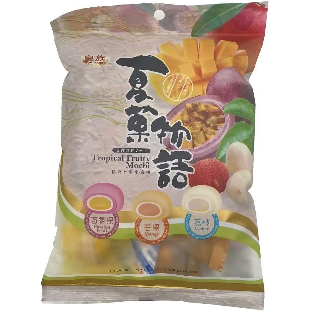 Тістечко моті Royal Family Tropical Fruity Mochi 120 г - фото 1