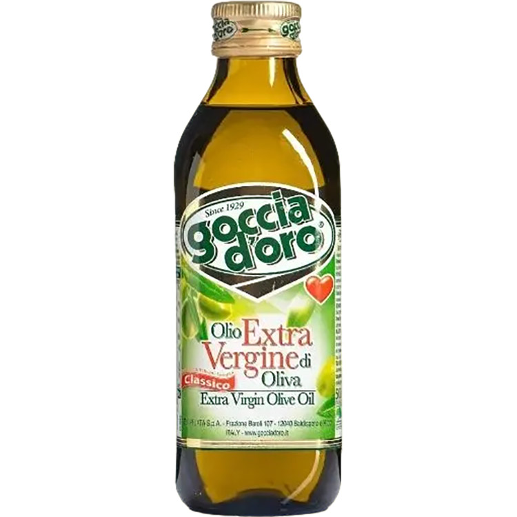 Оливковое масло Goccia d'Oro Extra Virgin 0.5 л - фото 1