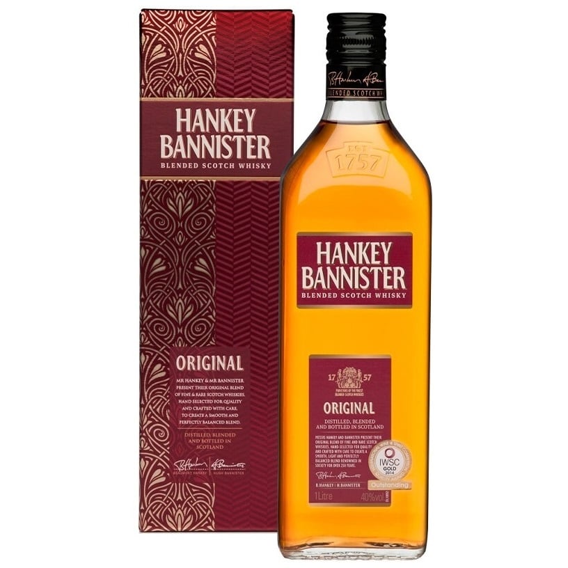 Віскі Hankey Bannister Original, у коробці, 40%, 1 л (67360) - фото 1