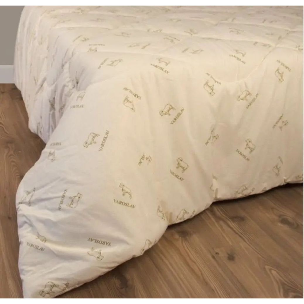 Одеяло шерстяное из мериноса Ярослав 205х190 стеганая (48003) - фото 1