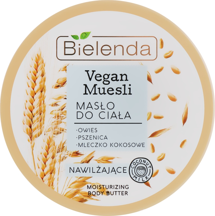 Зволожуюче масло для тіла Bielenda Vegan Muesli пшениця, овес, кокосове молоко 250 мл - фото 1