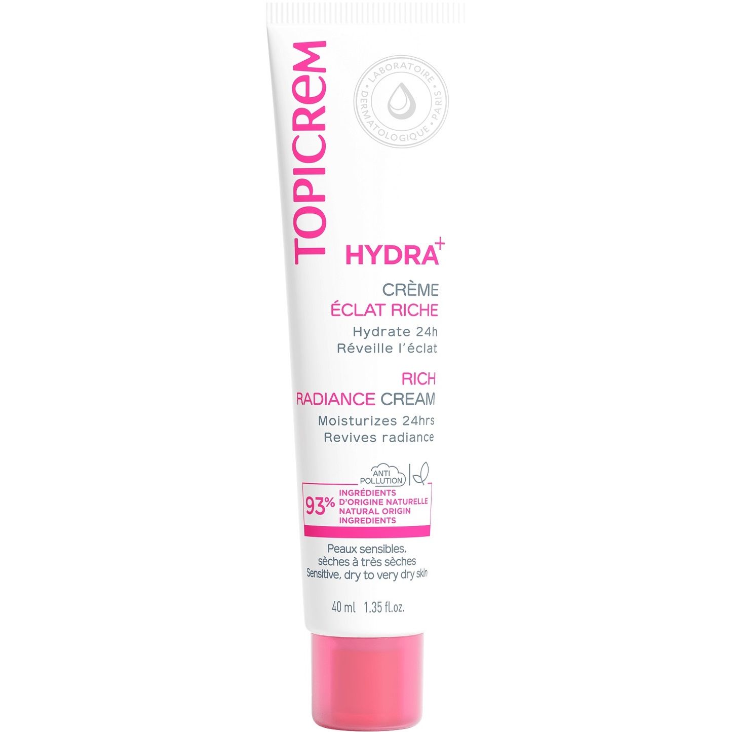 Крем для лица Topicrem Hydra+ Rich Radiance Cream 40 мл - фото 1