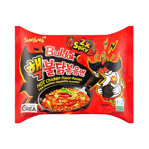 Лапша быстрого приготовления Samyang Hot Chicken flavor ramen 2x Spicy 140 г - фото 1