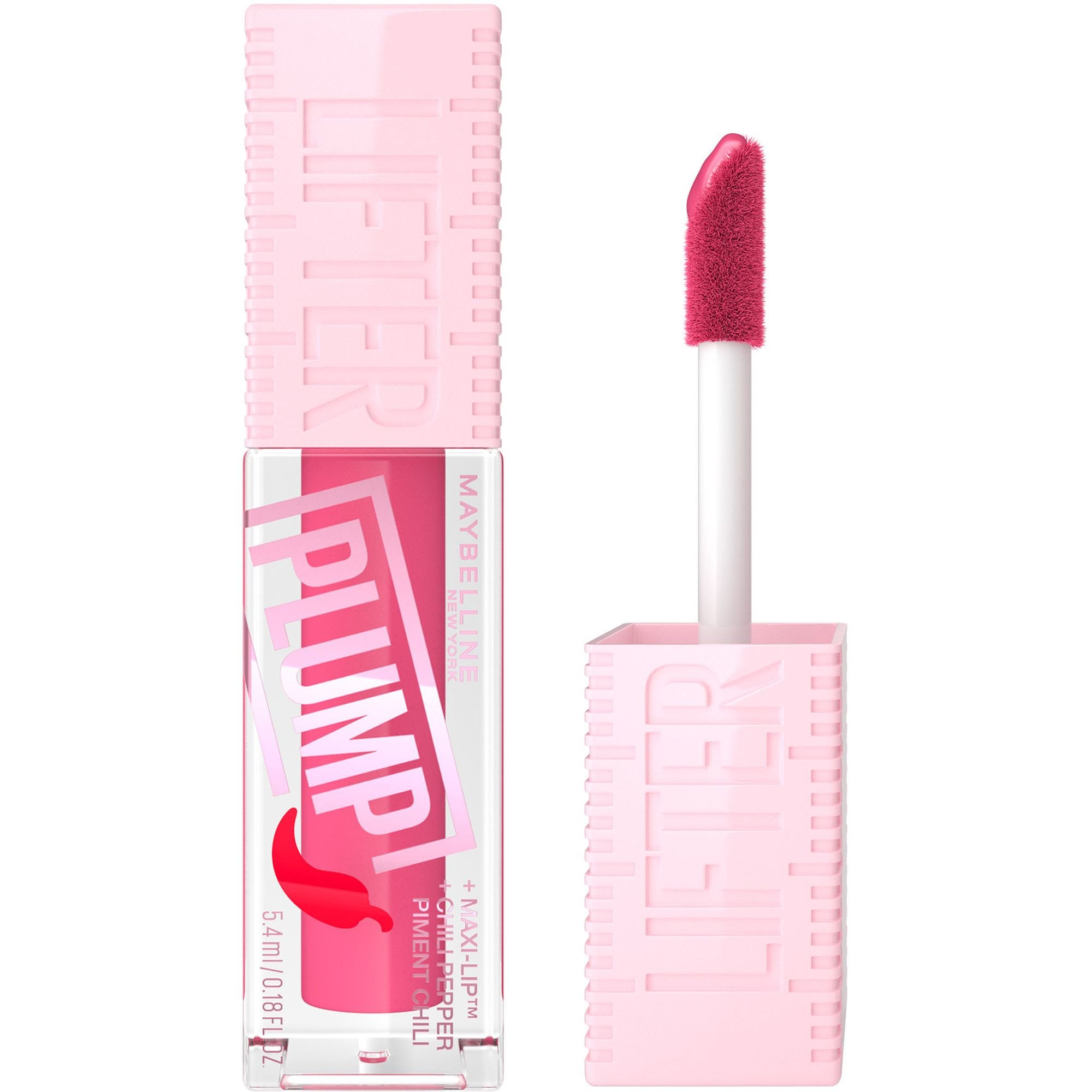 Блиск-плампер для губ Maybelline New York з перцем чилі 003 Pink sting 5.4 мл (B3486100) - фото 1