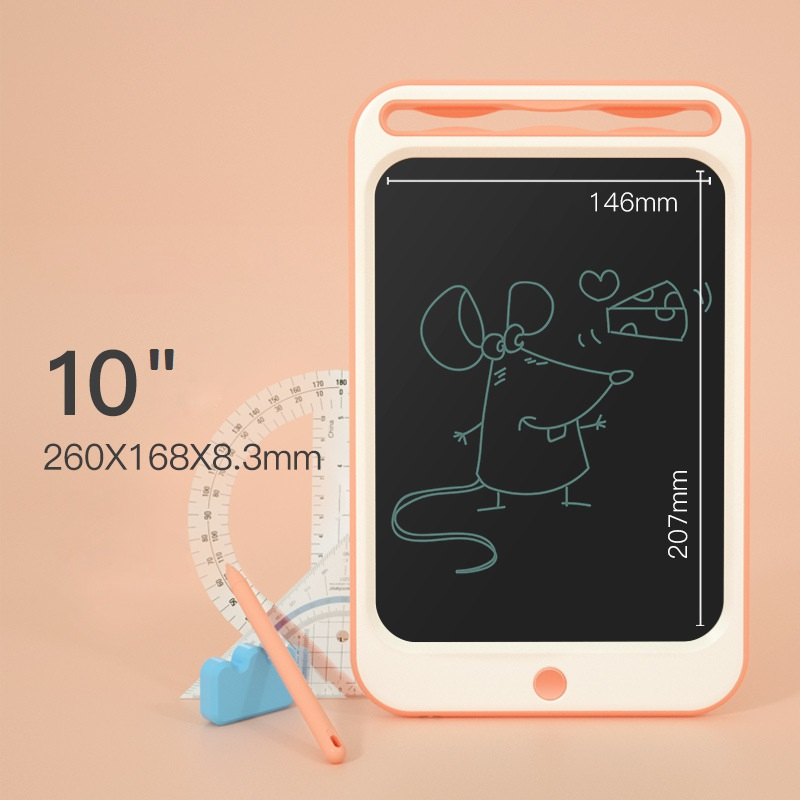 Дитячий LCD планшет для малювання Beiens 10", рожевий (ZJ16pink) - фото 2