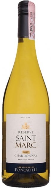 Вино Saint Marc Reserve Chardonnay белое сухое, 0,75 л, 12,5% (740668) - фото 1