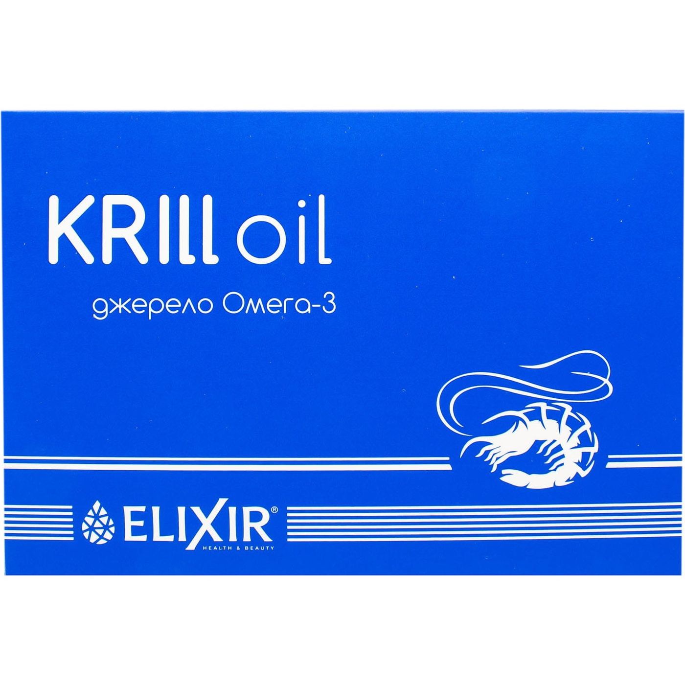 Жирні кислоти Elixir Omega 3 Krill Oil 30 капсул - фото 1