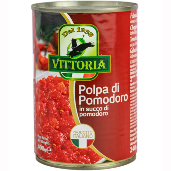 Помідори перетерті Vittoria Polpa di Pomodoro 400 г - фото 1