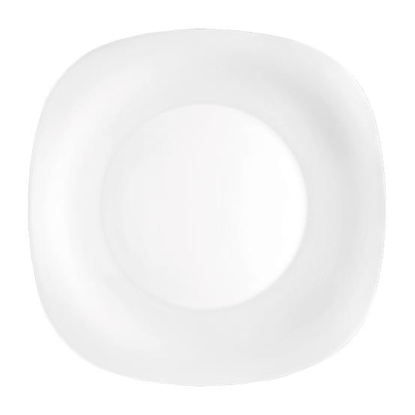 Тарілка обідня Bormioli Rocco Parma, 27x27 см, білий (498860F27321990) - фото 1