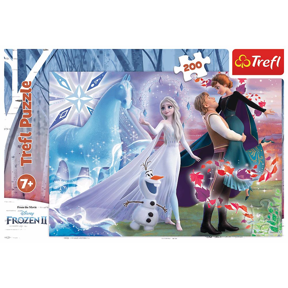 Пазлы Trefl Магический мир сестер Frozen 200 элементов - фото 3