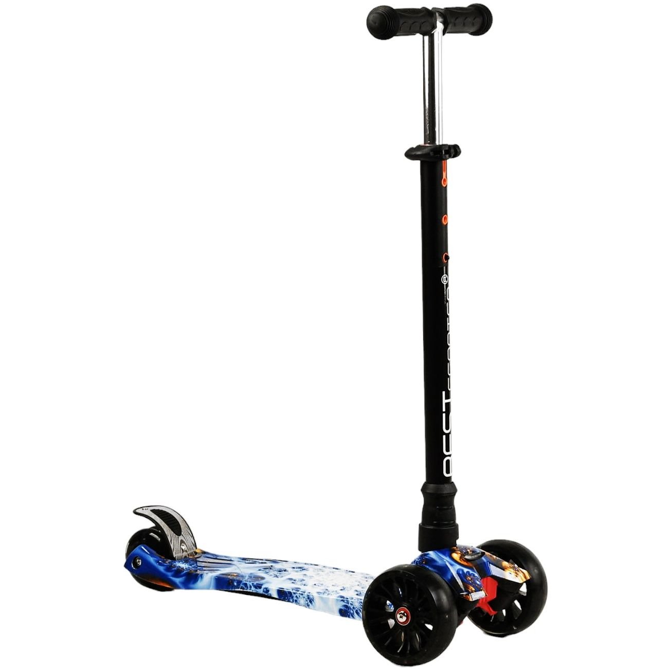 Самокат Maxi Best Scooter 59х15х30 см Різнобарвний 000231528 - фото 1