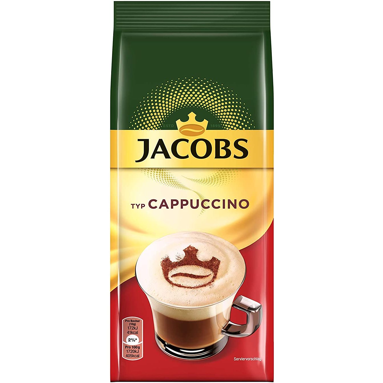 Напиток кофейный Jacobs Cappuccino, 400 г (911742) - фото 1