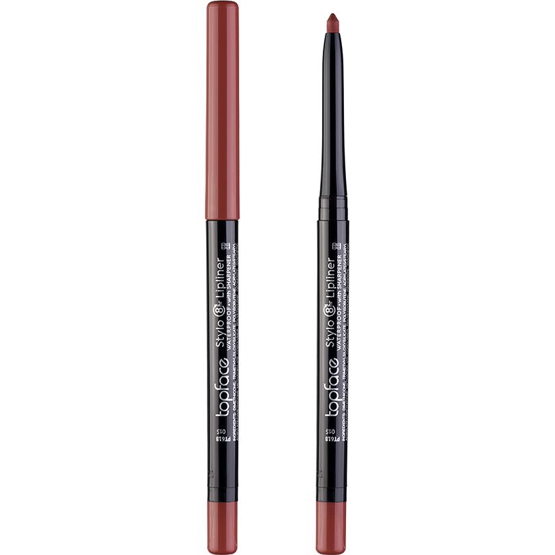 Олівець для губ TopFace Stylo Lipliner PT618 відтінок 015 0.29 г - фото 2