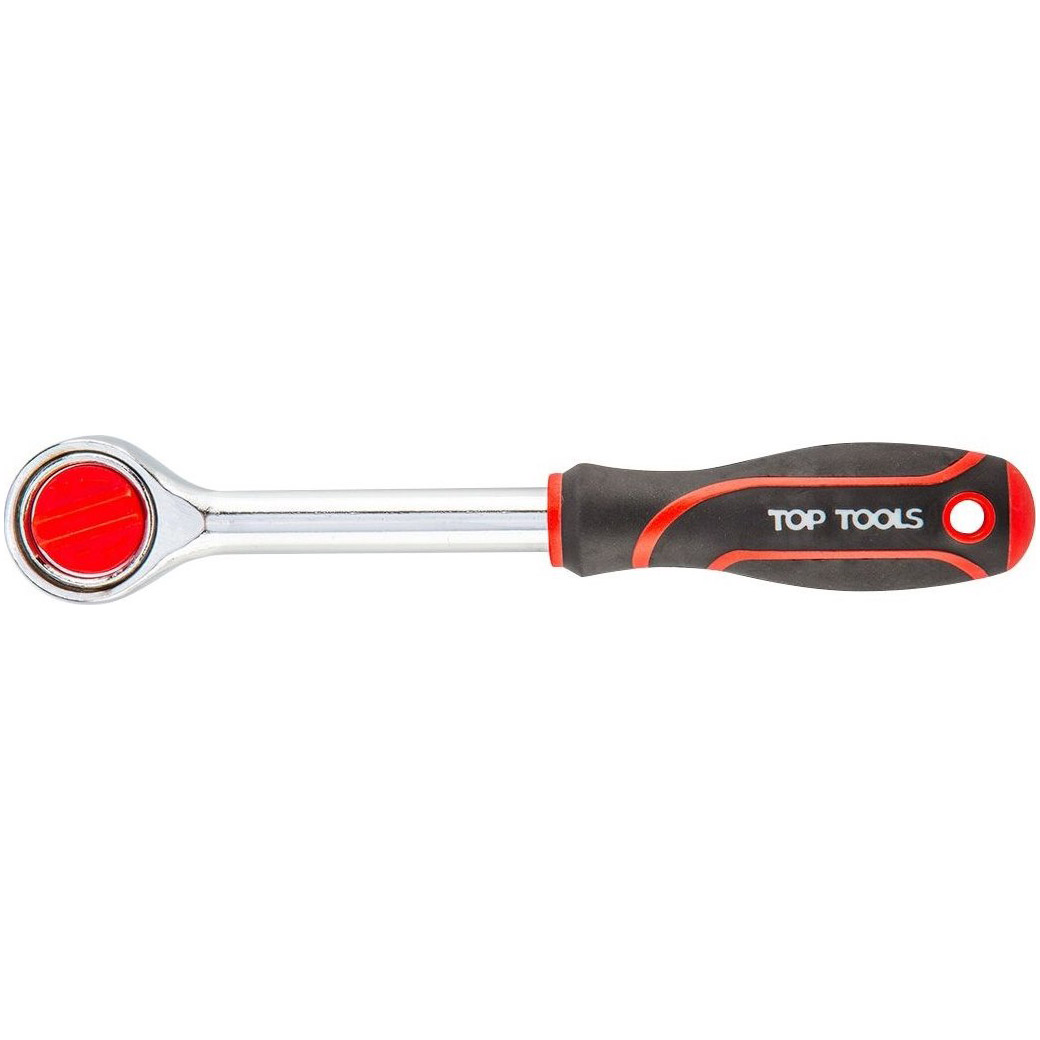 Ключ-трещотка Top Tools 3/8" 24 зубца 200 мм (38D121) - фото 1