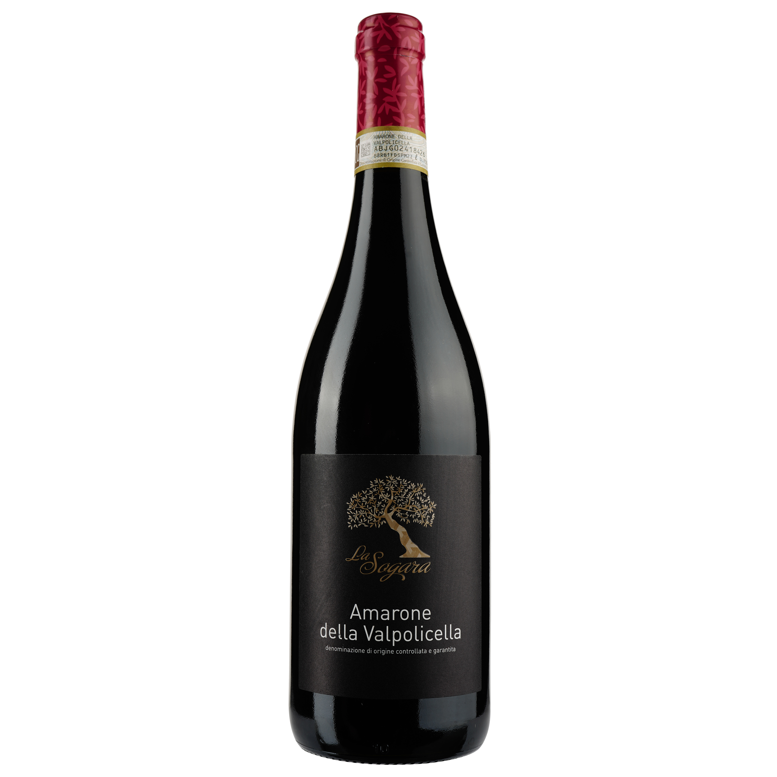 Вино La Sogara Amarone della Valpolicella Docg, 15%, 0,75 л (ALR16001) - фото 2