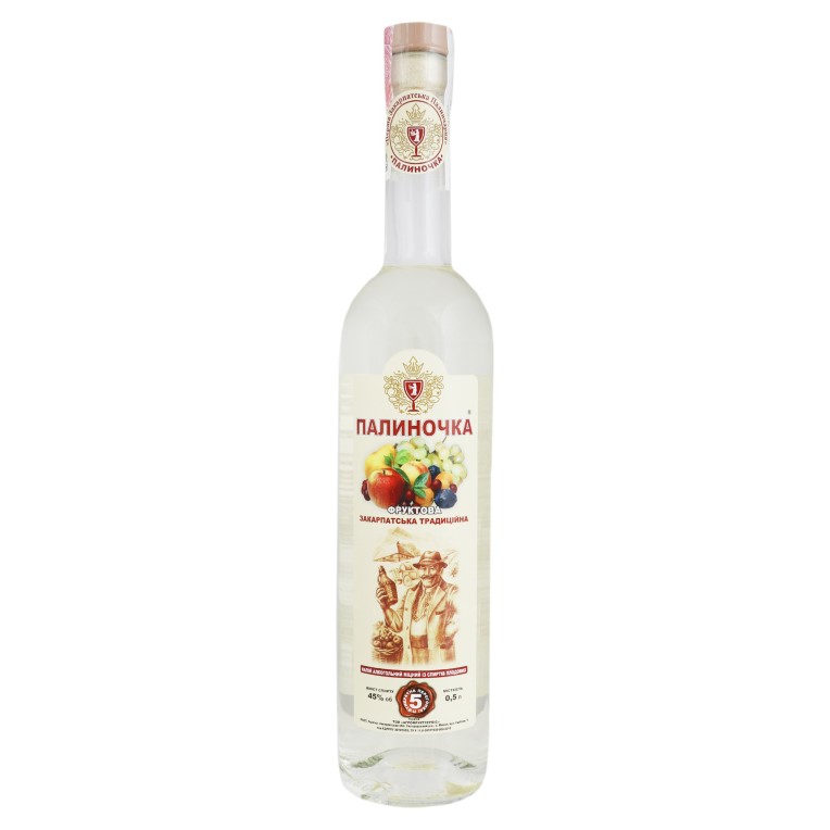 Напиток алкогольный Палиночка Лавка традиций фруктовая, 52%, 0,5 л (802644) - фото 1