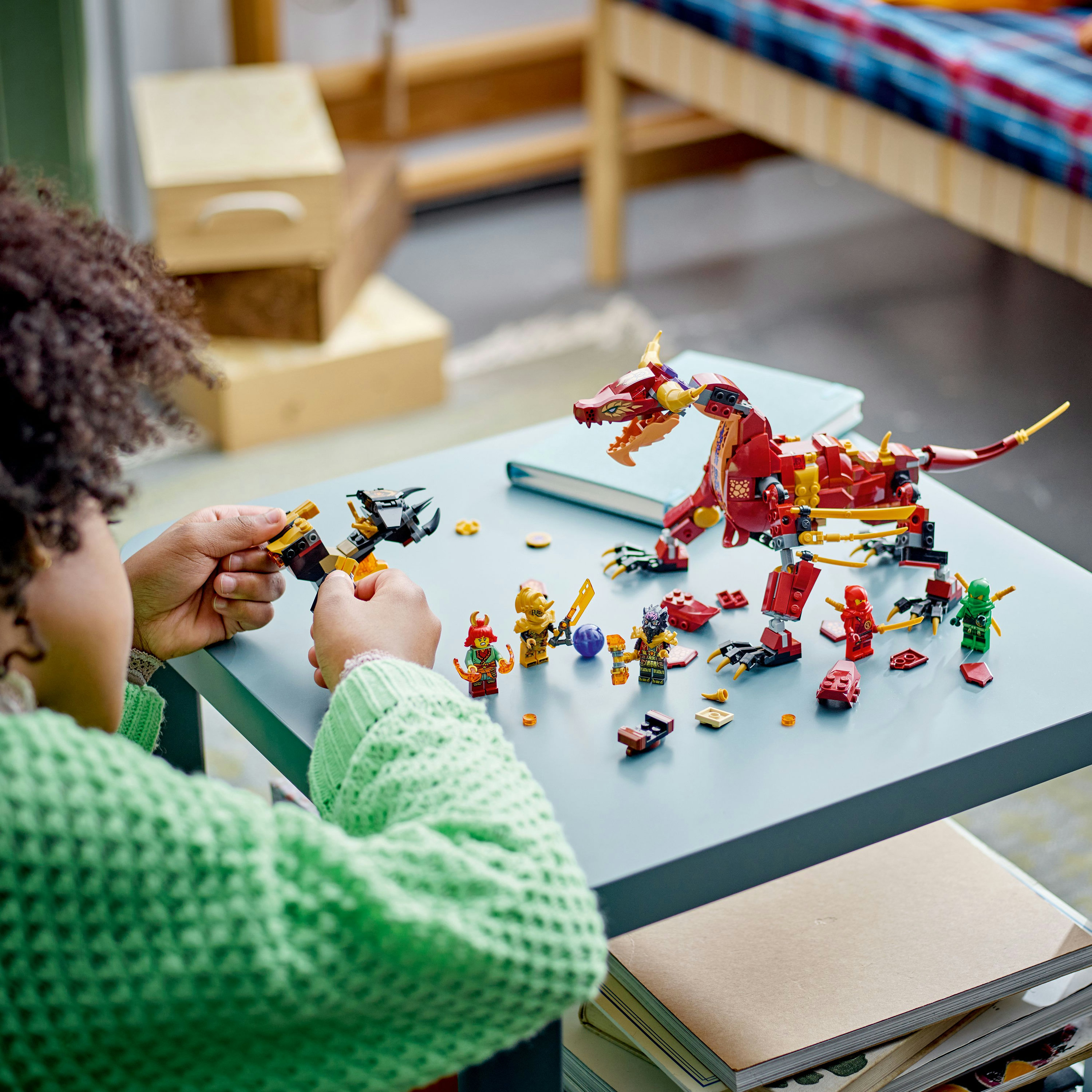 Конструктор LEGO Ninjago Вулканічний Дракон, що трансформує Хітвейва, 479 деталей (71793) - фото 3
