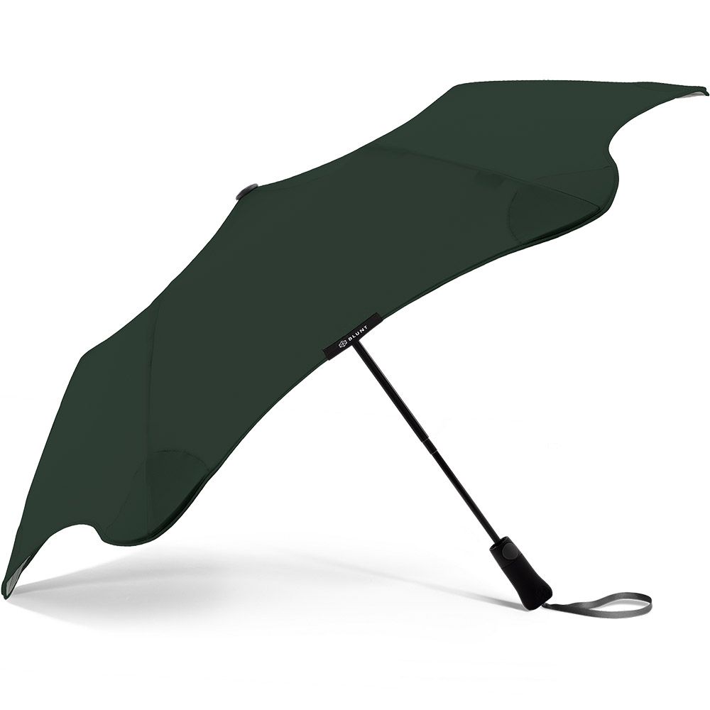 Мужской складной зонтик полуавтомат Blunt 100 см зеленый - фото 2