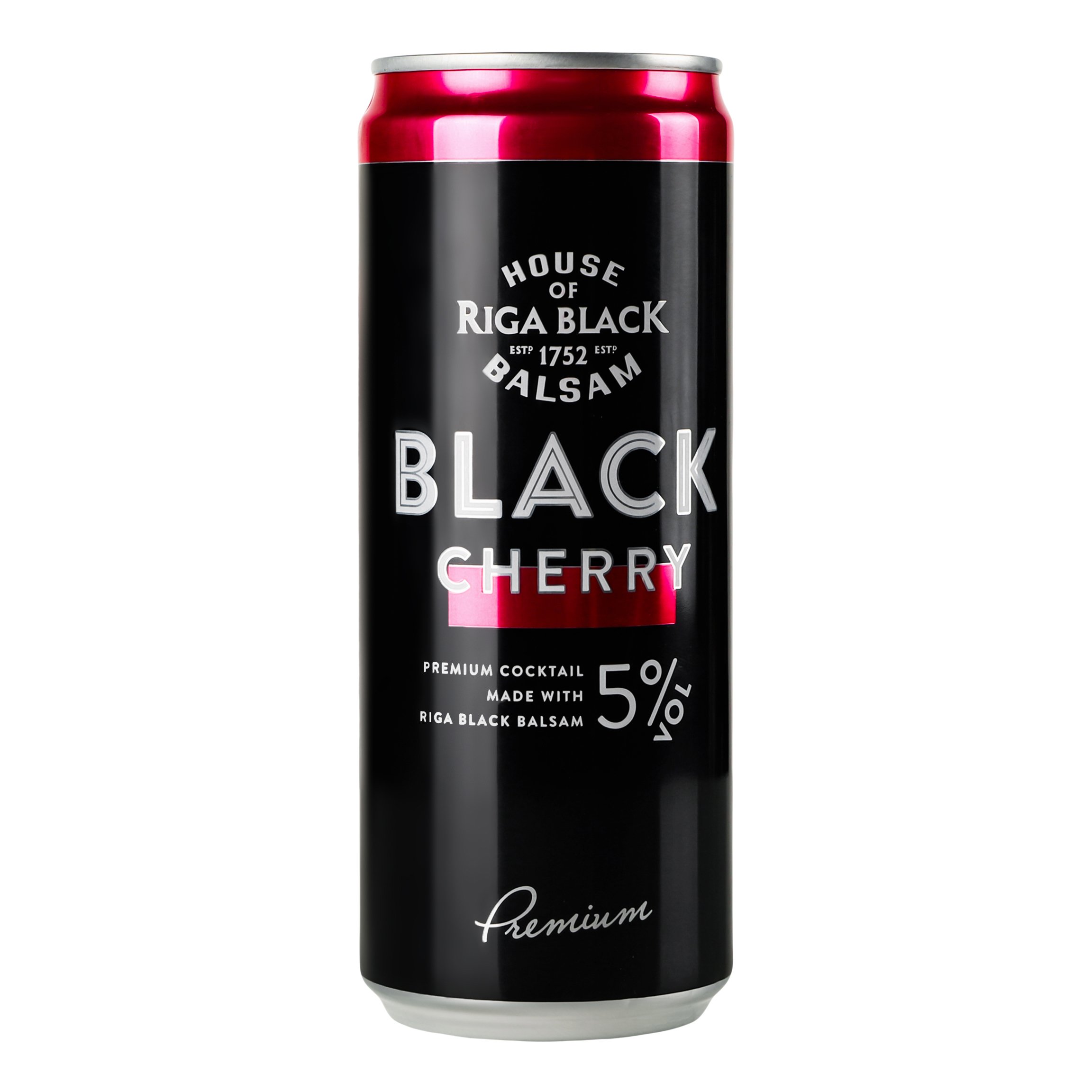 Напій слабоалкогольний Riga Black Balsam Cherry Cocktail, 5%, 0,33 л - фото 1