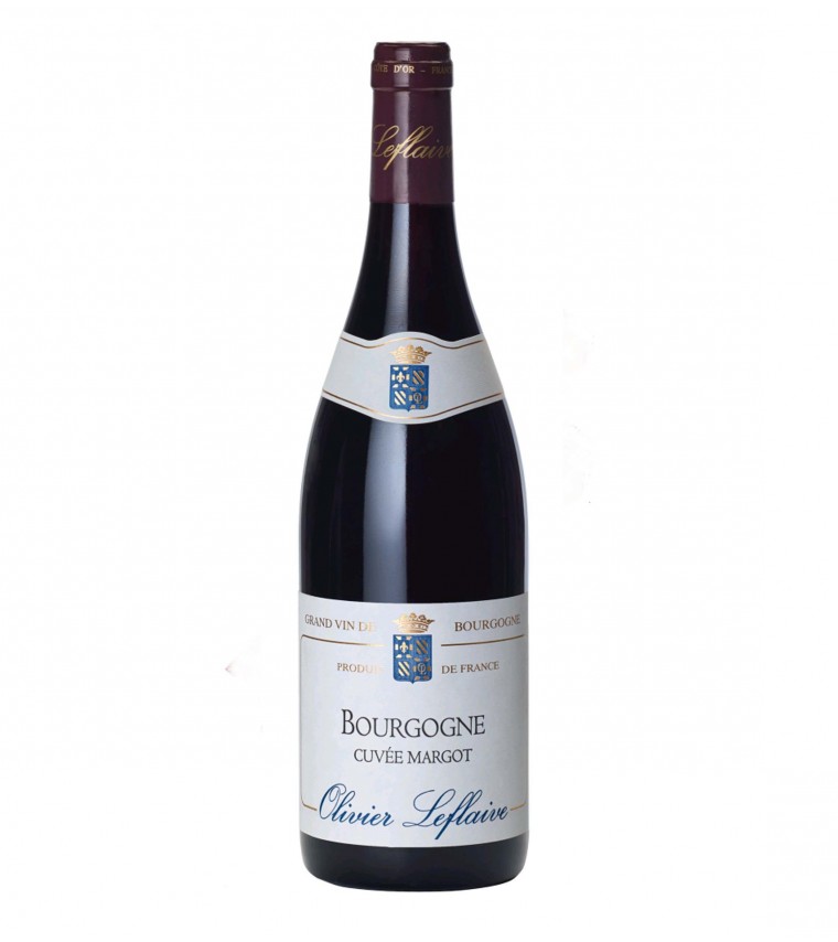 Вино Olivier Leflaive Bourgogne AOC Pinot Noir Cuvee Margot, красное, сухое, 0,75 л - фото 1