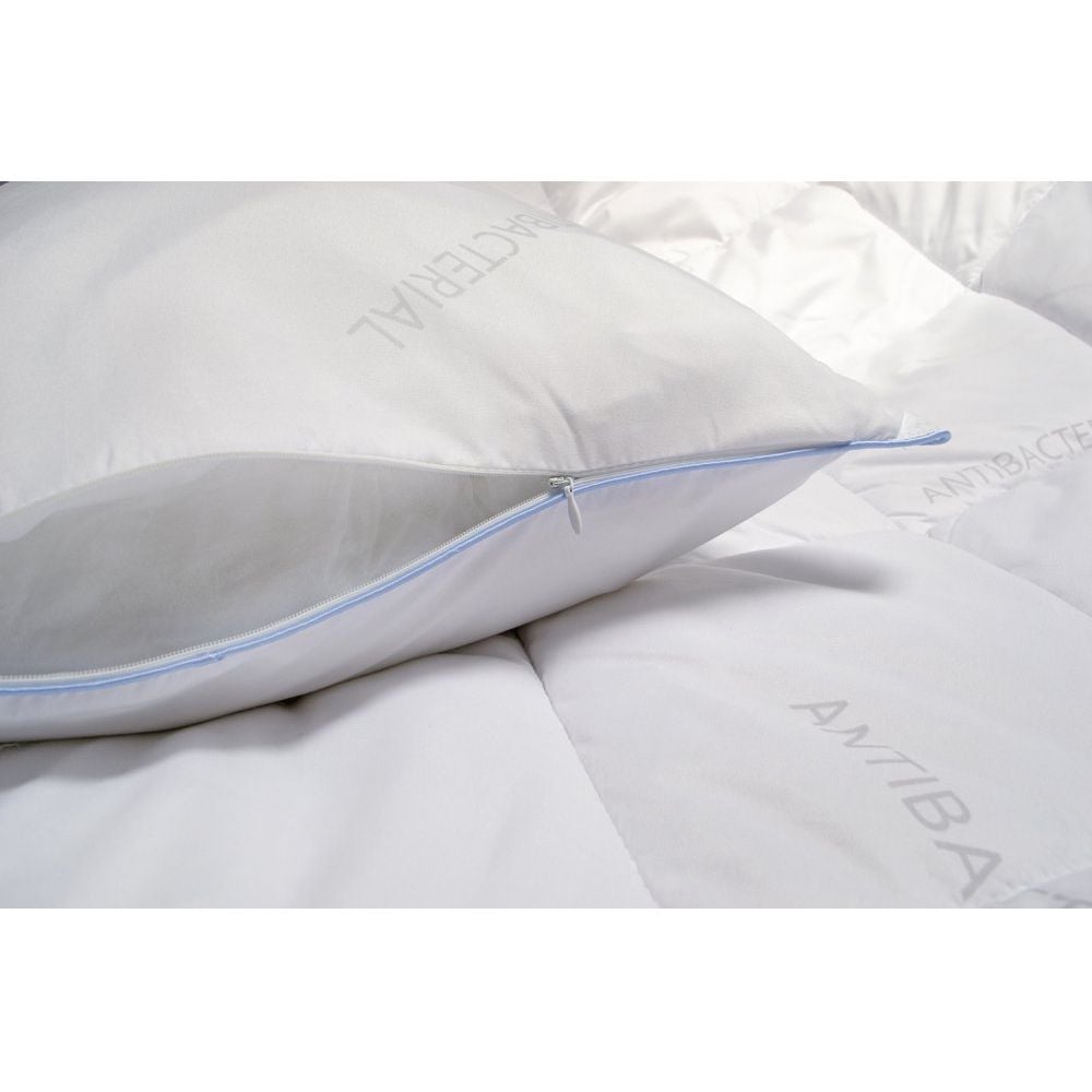 Ковдра з подушкою Karaca Home Antibacterial, 215х155 см, біла (svt-2000022285735) - фото 4