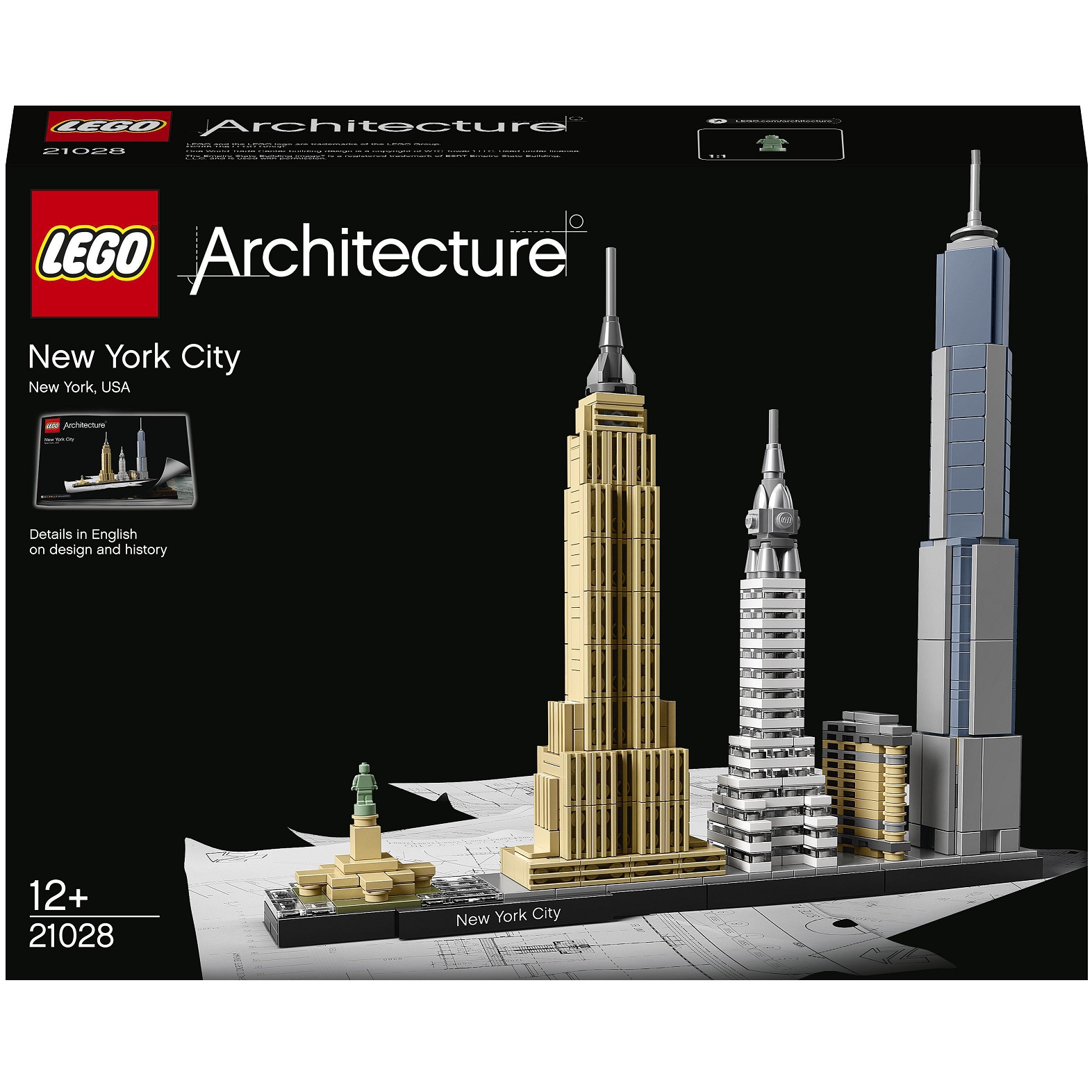 Конструктор LEGO Architecture Архітектура Нью-Йорка, 598 деталей (21028) - фото 1