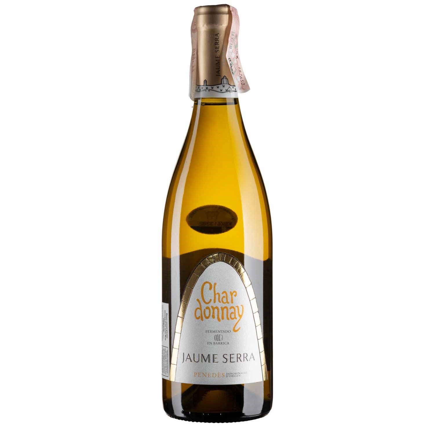 Вино Jaume Serra Chardonnay, белое, сухое, 12%, 0,75 л (49200) - фото 1