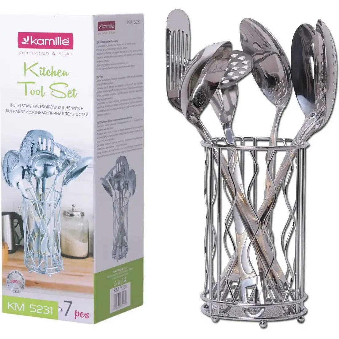 Набір кухонного приладдя Kamille 7 предметів (KM-5231) - фото 3