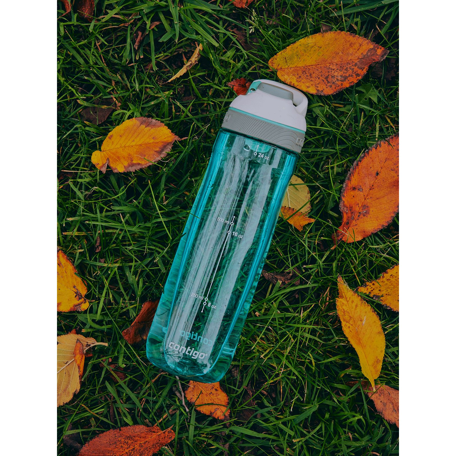 Пляшка для води Contigo Cortland Greyed Jade спортивна блакитна 0.72 л (2191387) - фото 8
