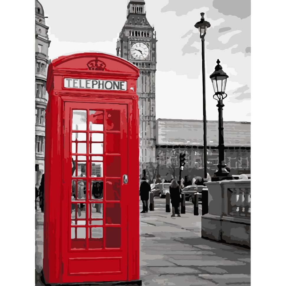 Картина по номерам ArtCraft Звонок из Лондона 40x50 см (11212-AC) - фото 1