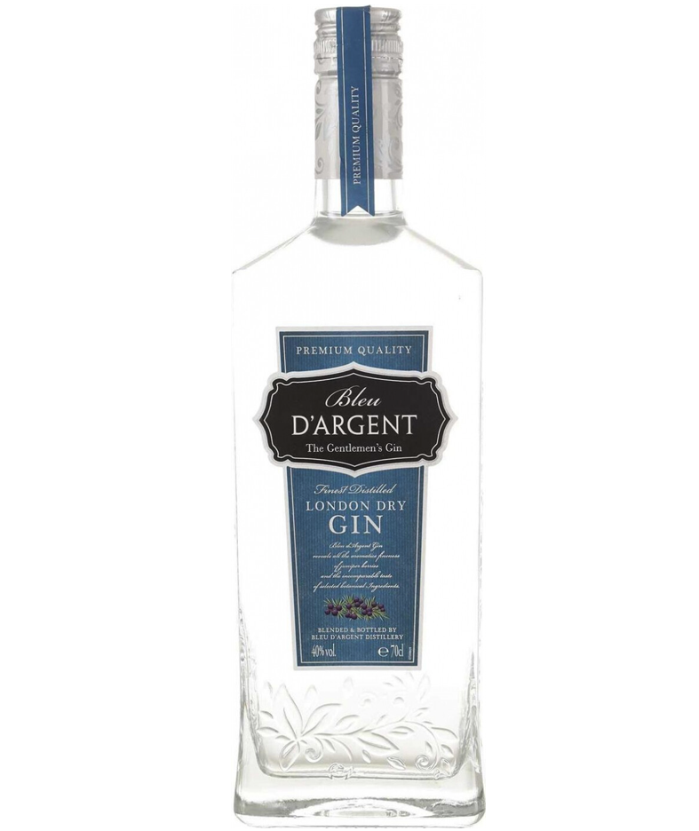 Джин Calvet Bleu D'Argent London Dry Gin, 40%, 0,7 л - фото 1