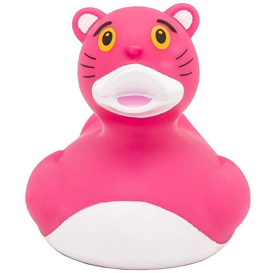Іграшка для купання FunnyDucks Качка-пантера, рожева (1314) - фото 2