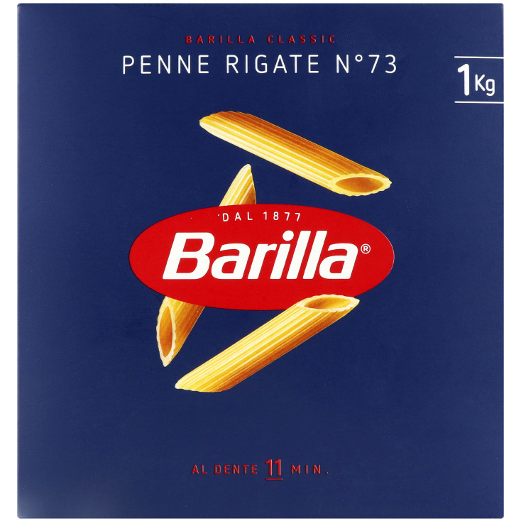 Макаронні вироби Barilla Penne Rigate №73 1 кг - фото 2